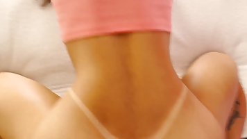 Загорелую брюнетку с красивой грудью трахают в анал в позе раком - Только Русское Порно